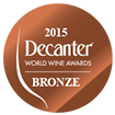 2015“英国Decanter（醇鉴）世界葡萄酒大票”铜奖